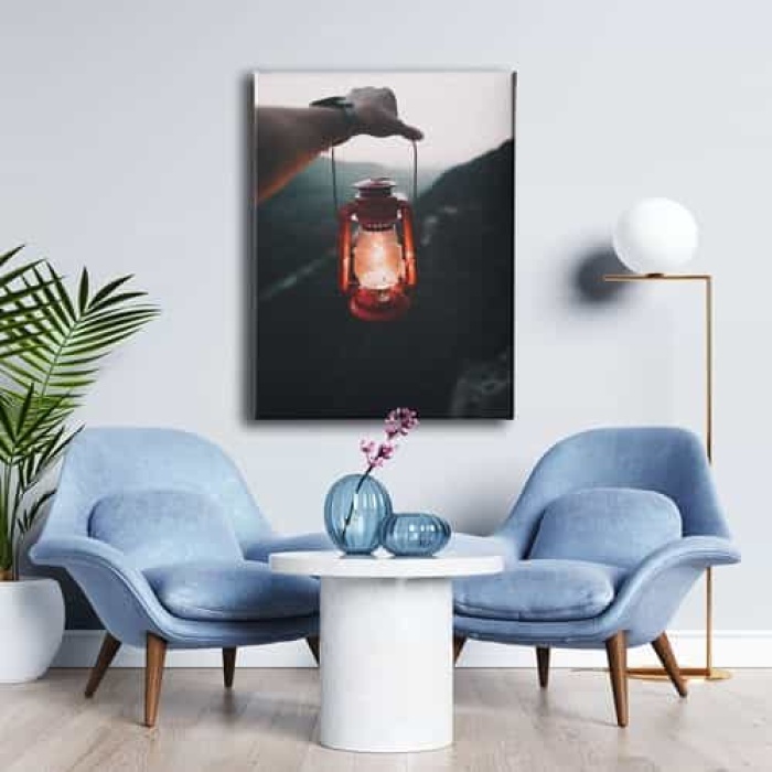 Gaz Lambasi  Canvas Tablo