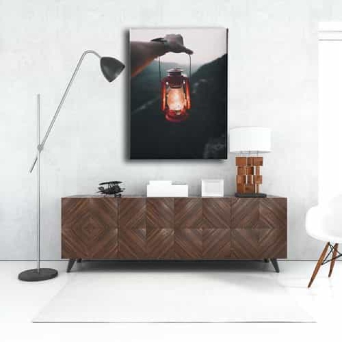 Gaz Lambasi  Canvas Tablo