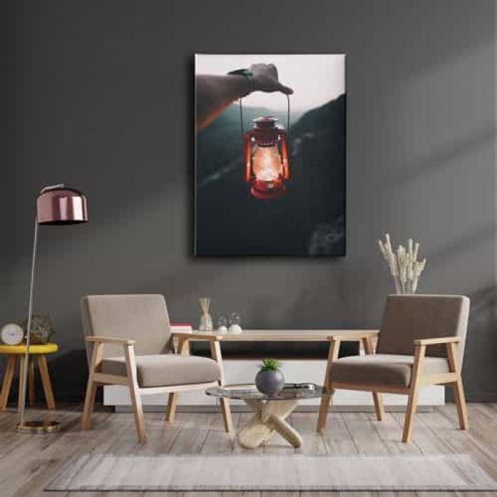 Gaz Lambasi  Canvas Tablo