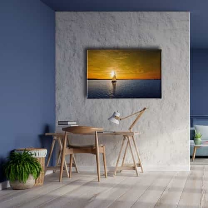 Gun Batimi Manzara Tablo