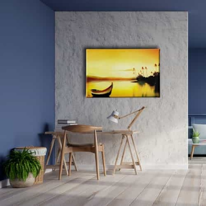 Gun Batimi Manzara Tablo