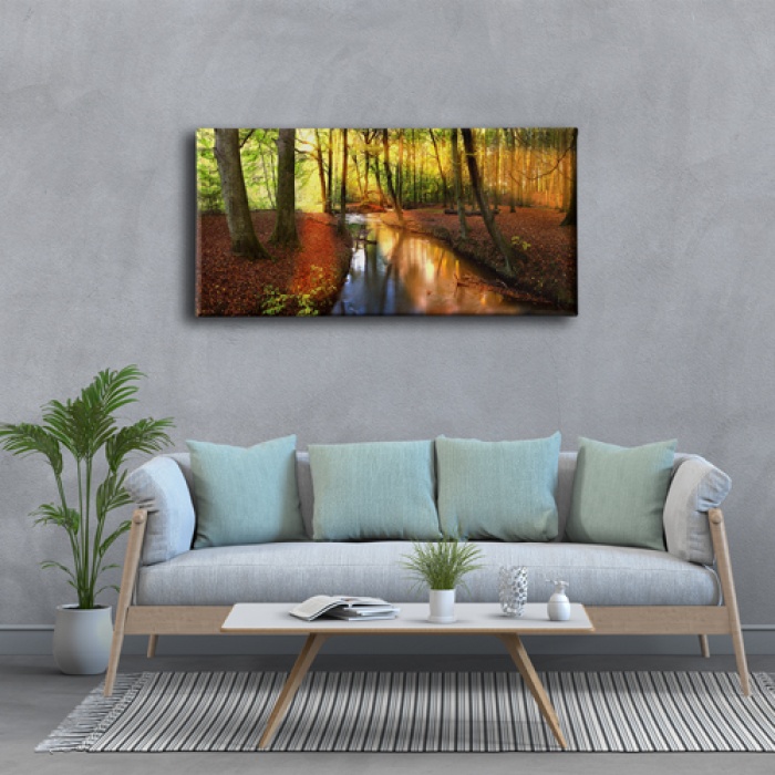 Gun Batimi Panoramik Kanvas Tablo