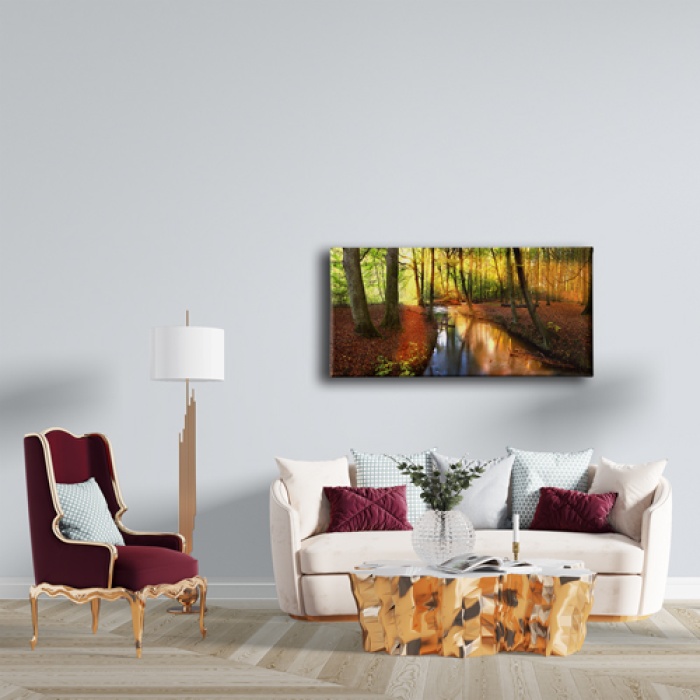 Gun Batimi Panoramik Kanvas Tablo