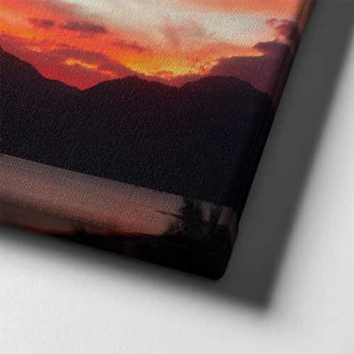 Gun Batimi Panoramik Kanvas Tablo