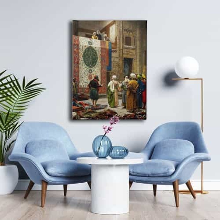 Hali Saticisi Canvas Tablo