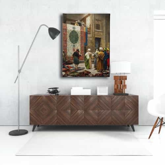 Hali Saticisi Canvas Tablo