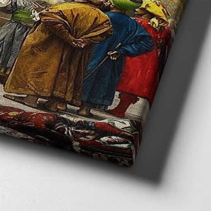 Hali Saticisi Canvas Tablo