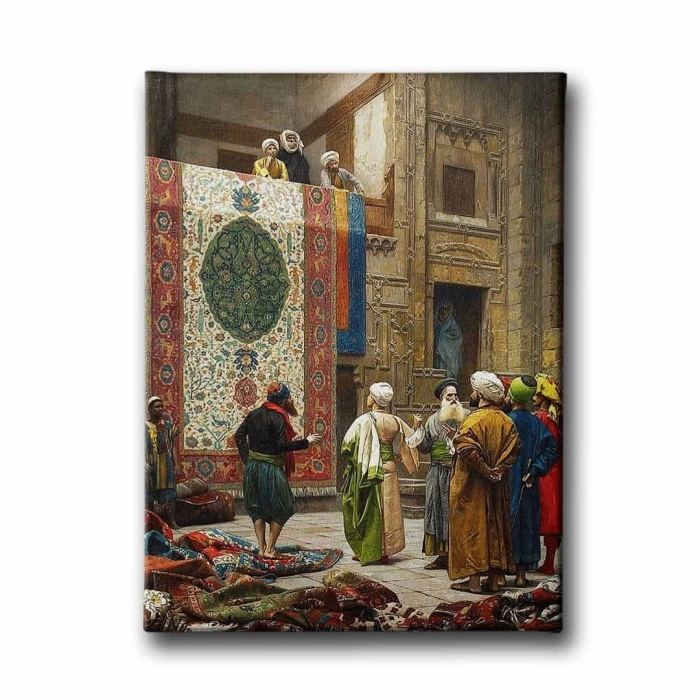 Hali Saticisi Canvas Tablo