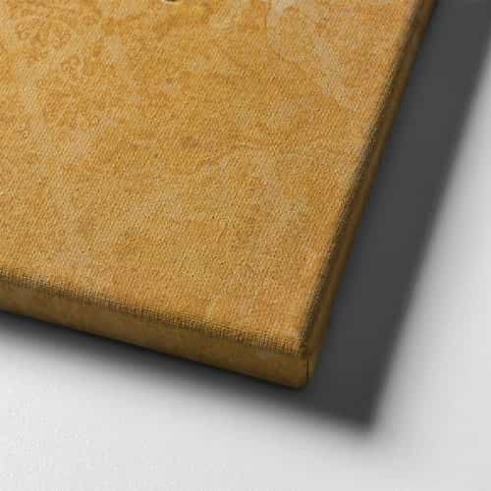 Ihlas Suresi Hat Yazili  Ayetli Kanvas Tablo