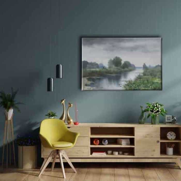 Irmak Yagli Boya Kanvas Tablo