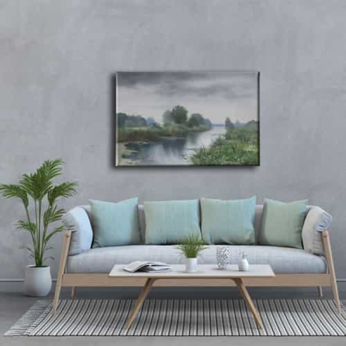 Irmak Yagli Boya Kanvas Tablo