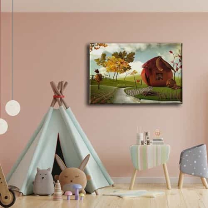 Kabak Ev  Kanvas Tablo