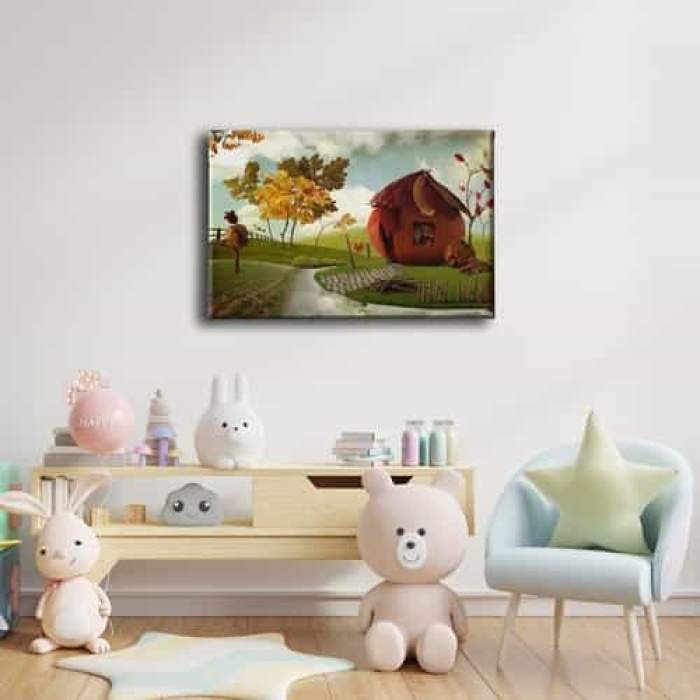 Kabak Ev  Kanvas Tablo