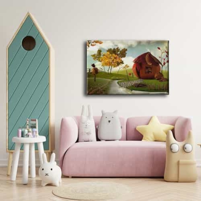 Kabak Ev  Kanvas Tablo