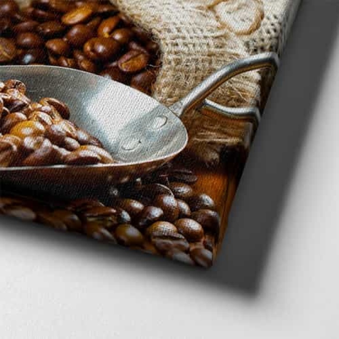 Kahve Ogutucu Kanvas Tablo