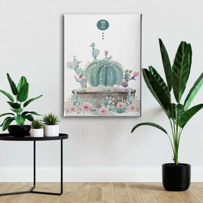 Kaktus Canvas Tablo