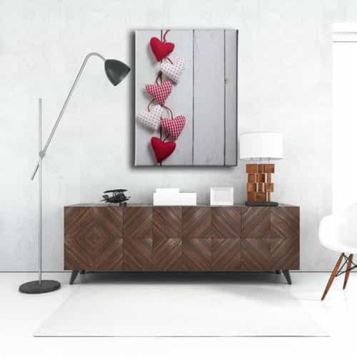 Kalpler Kanvas Tablo