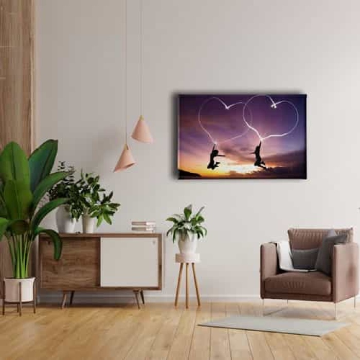 Kalpler Kanvas Tablo