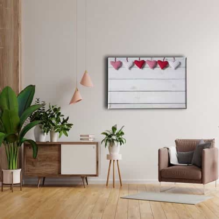 Kalpler Kanvas Tablo