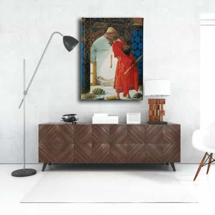 Kamlumbaga Terbiyecisi Canvas Tablo