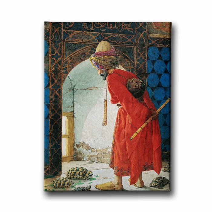 Kamlumbaga Terbiyecisi Canvas Tablo