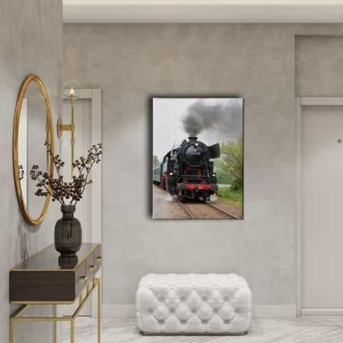 Kara Tren Canvas Tablo