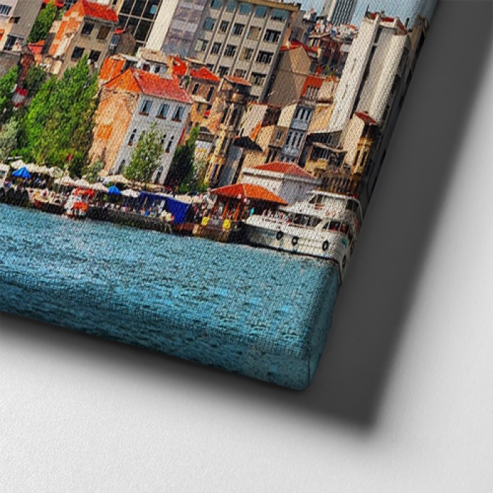 Karakoy Panoramik Kanvas Tablo