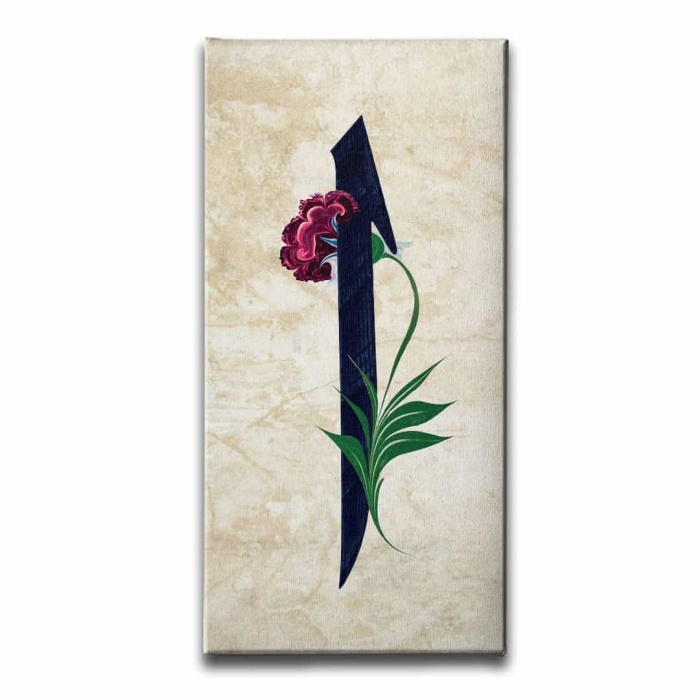 Karanfilli Elif  Kanvas Tablo