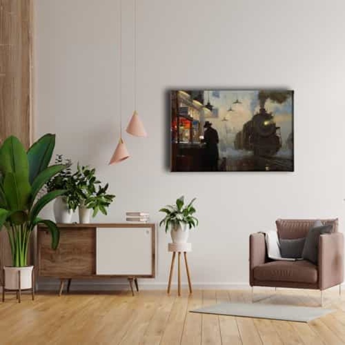 Karatren Yagli Boya Kanvas Tablo