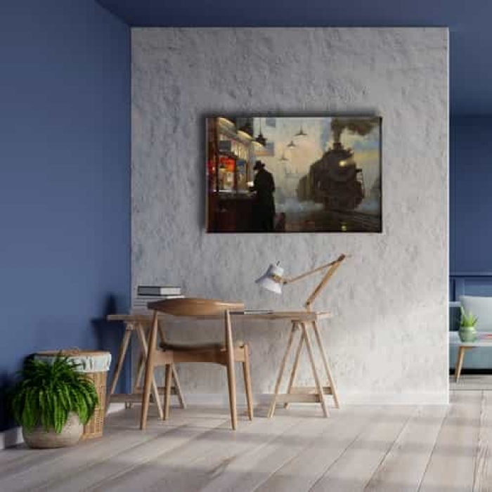 Karatren Yagli Boya Kanvas Tablo