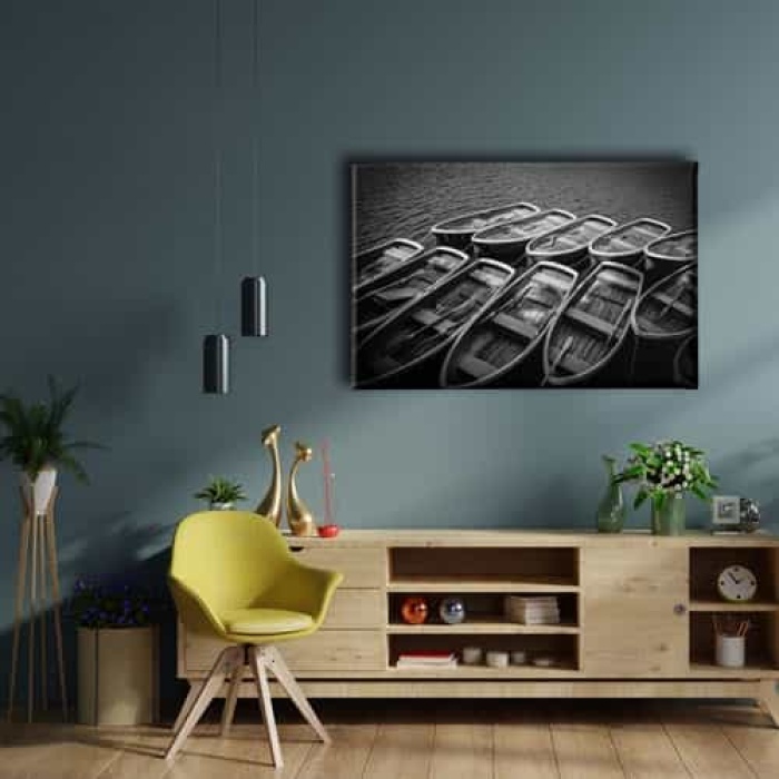 Kayiklar Canvas Tablo