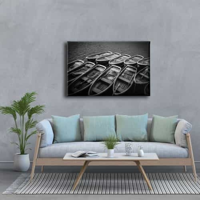 Kayiklar Canvas Tablo