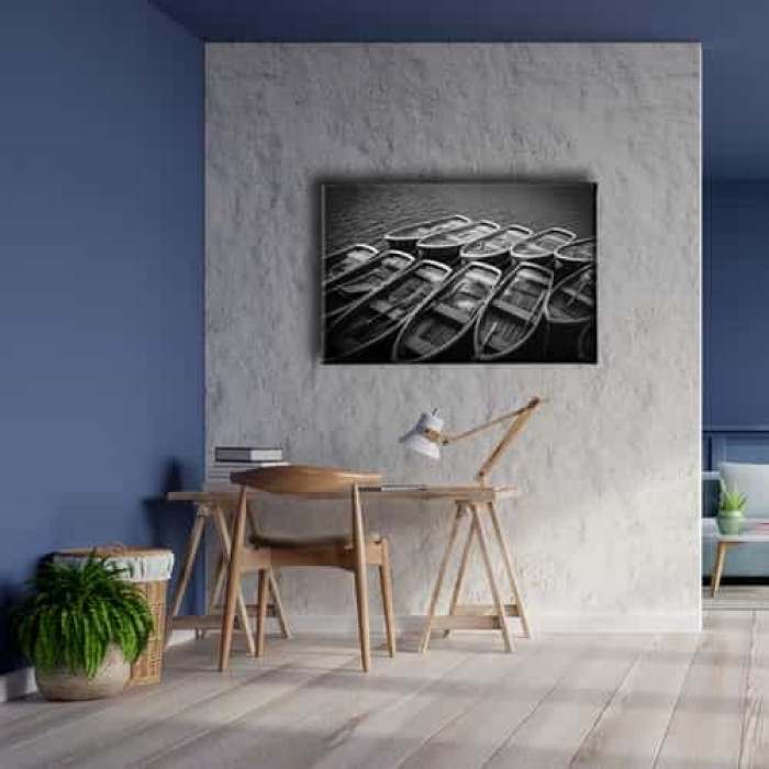 Kayiklar Canvas Tablo