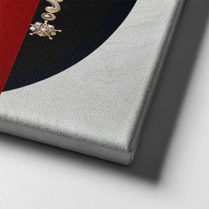 Kelime-i Tevhid-  Ay Yildiz Kanvas Tablo