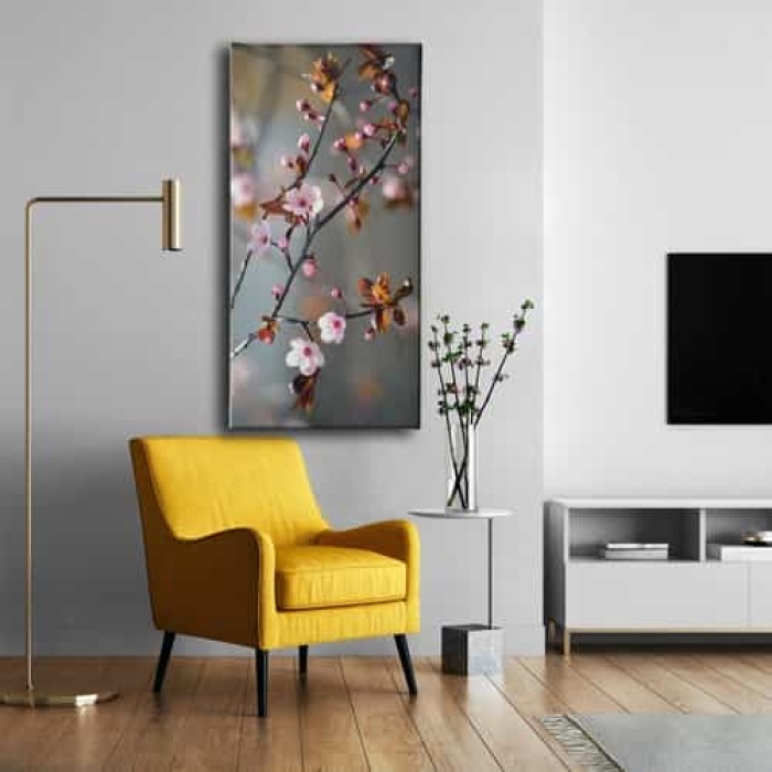 Kiraz Cicegi Kanvas Tablo