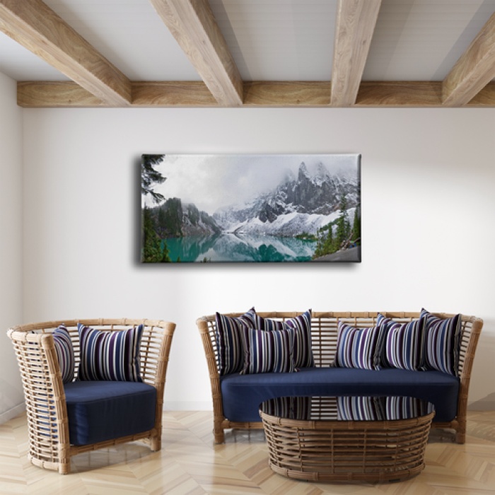 Kis Manzara Panoramik Kanvas Tablo