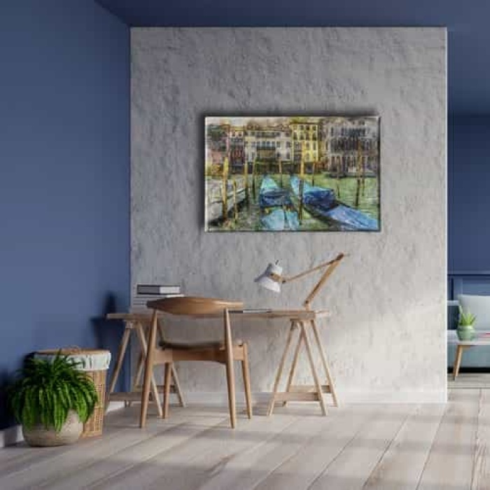 Kiyi Sulu Boya Tablo