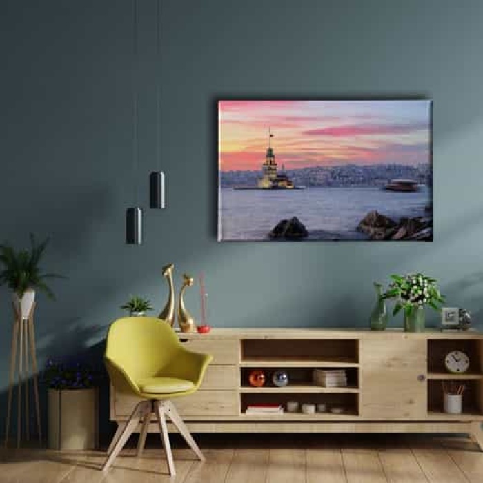 Kiz Kulesi Canvas Tablo