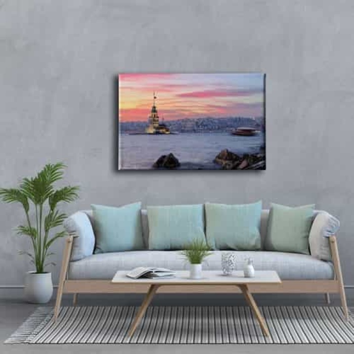 Kiz Kulesi Canvas Tablo