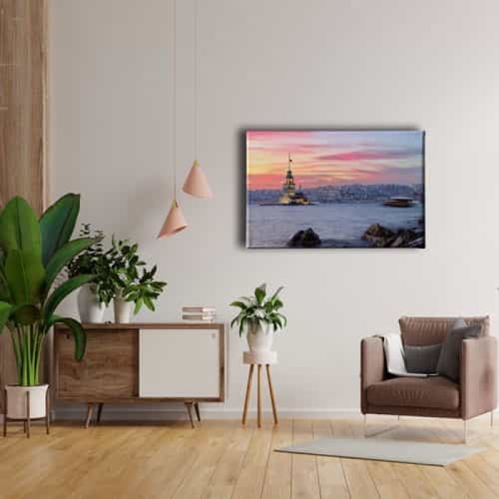 Kiz Kulesi Canvas Tablo