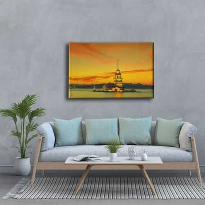 Kiz Kulesi Canvas Tablo