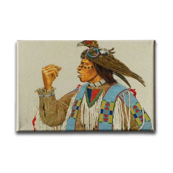 Kizilderili Erkek Portresi  Canvas Tablo