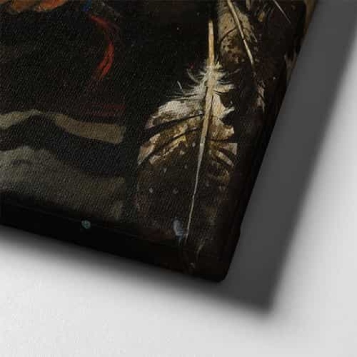 Kizilderili Erkek Portresi  Canvas Tablo