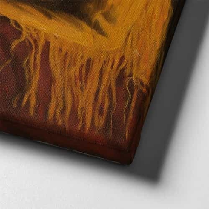 Kizilderili Portresi  Canvas Tablo