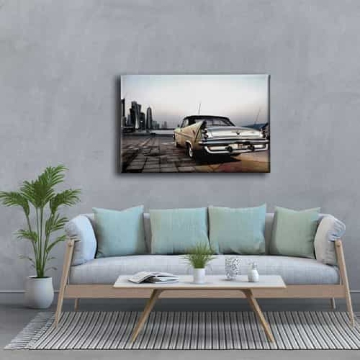 Klasik Araba Canvas Tablo