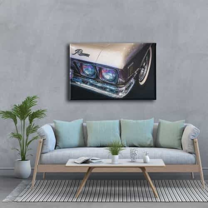 Klasik Araba Canvas Tablo