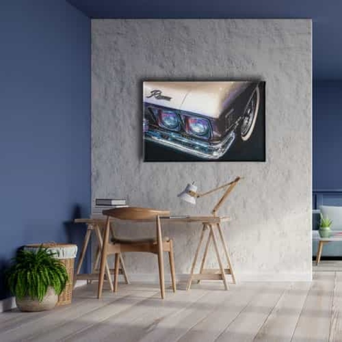 Klasik Araba Canvas Tablo