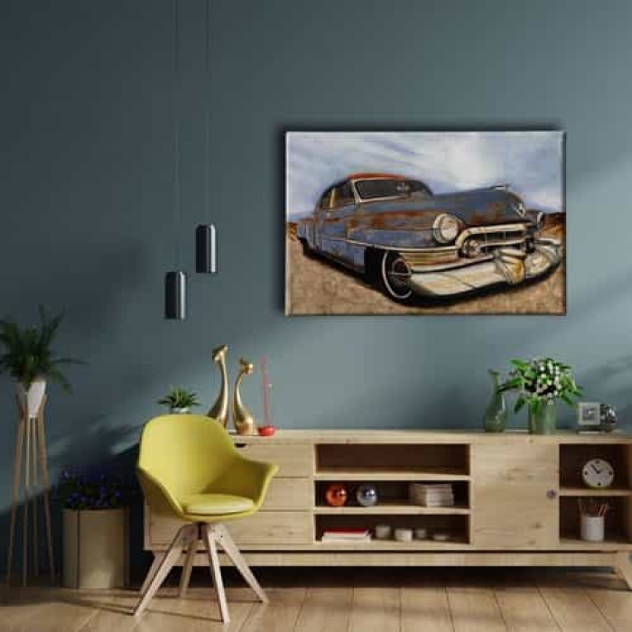 Klasik Araba Canvas Tablo