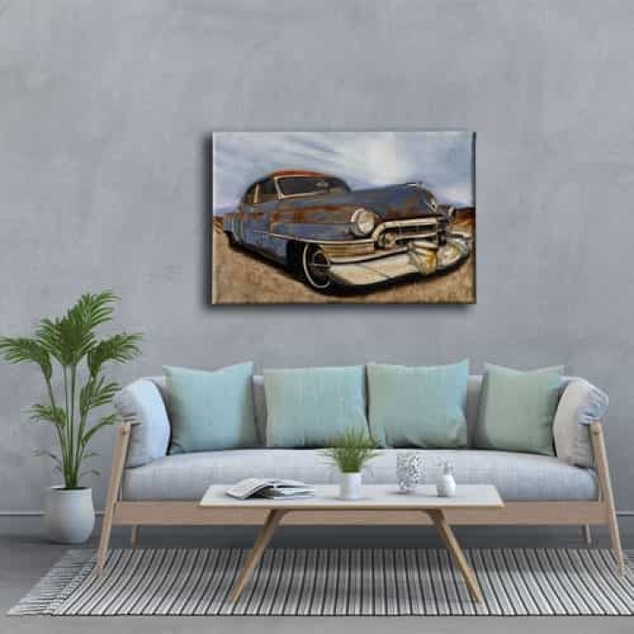 Klasik Araba Canvas Tablo