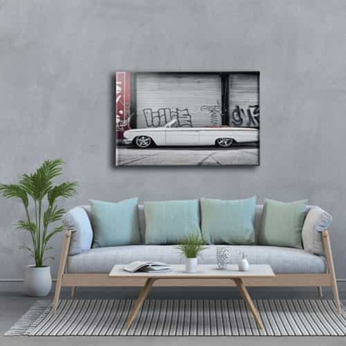 Klasik Araba Canvas Tablo